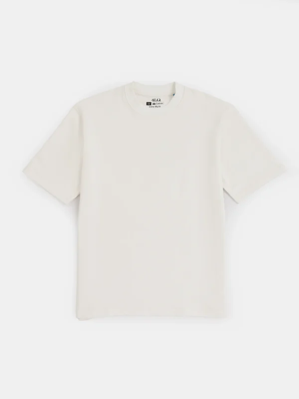 Oversized Solid T-Shirt Off-White