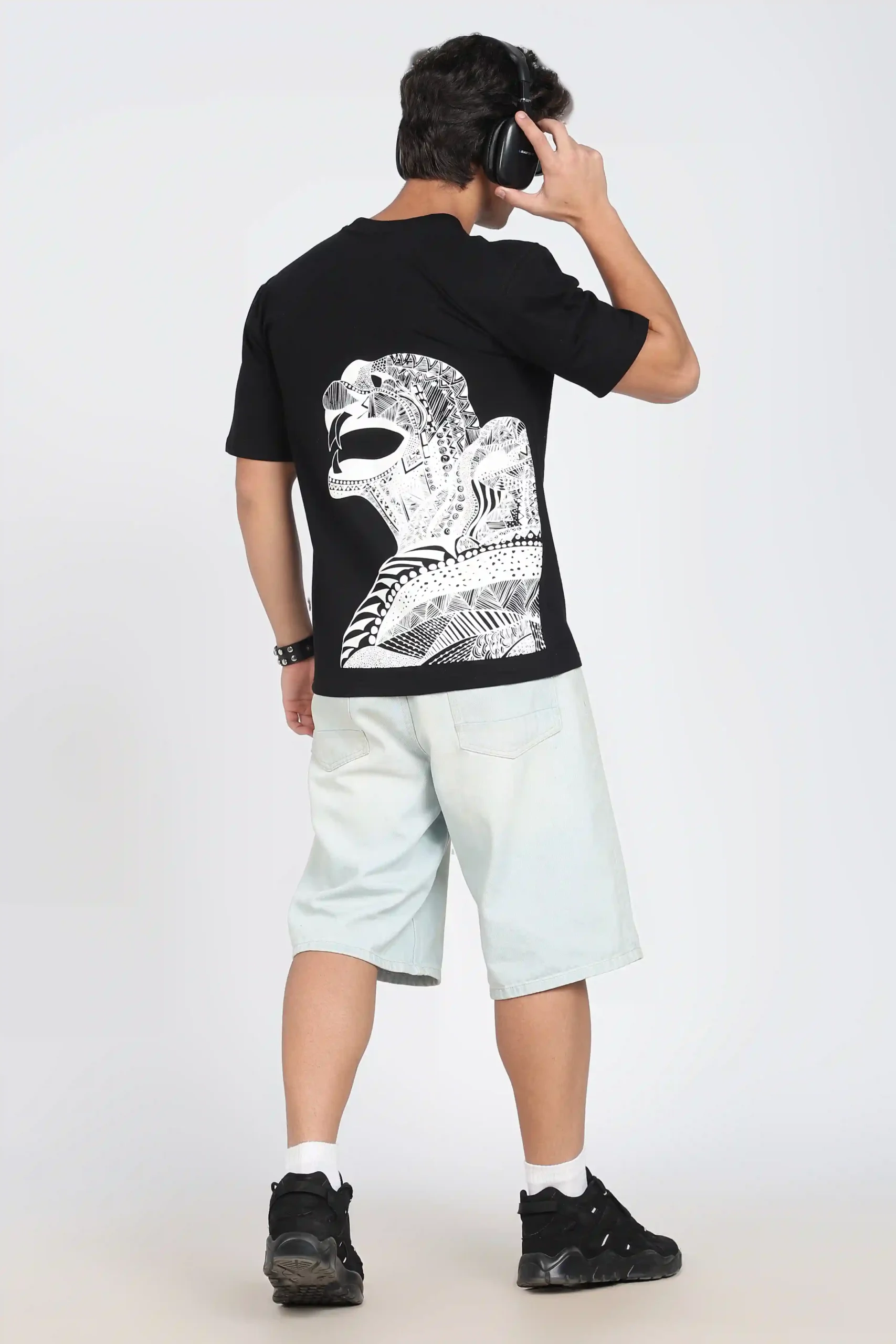 The Masked Spirit T-Shirt Black - Image 5